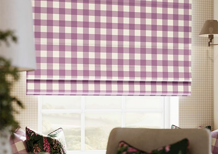 Gingham, Dusting - Twist&Fit Roman Blind - Image 5